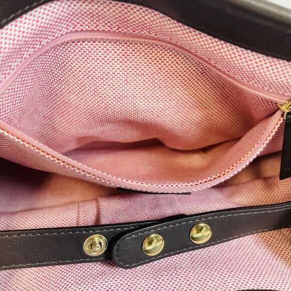 Vintage Dooney & Bourke Medium Logo Lock Stachel Purse Handbag GI358 Giraffe - Picture 10 of 16